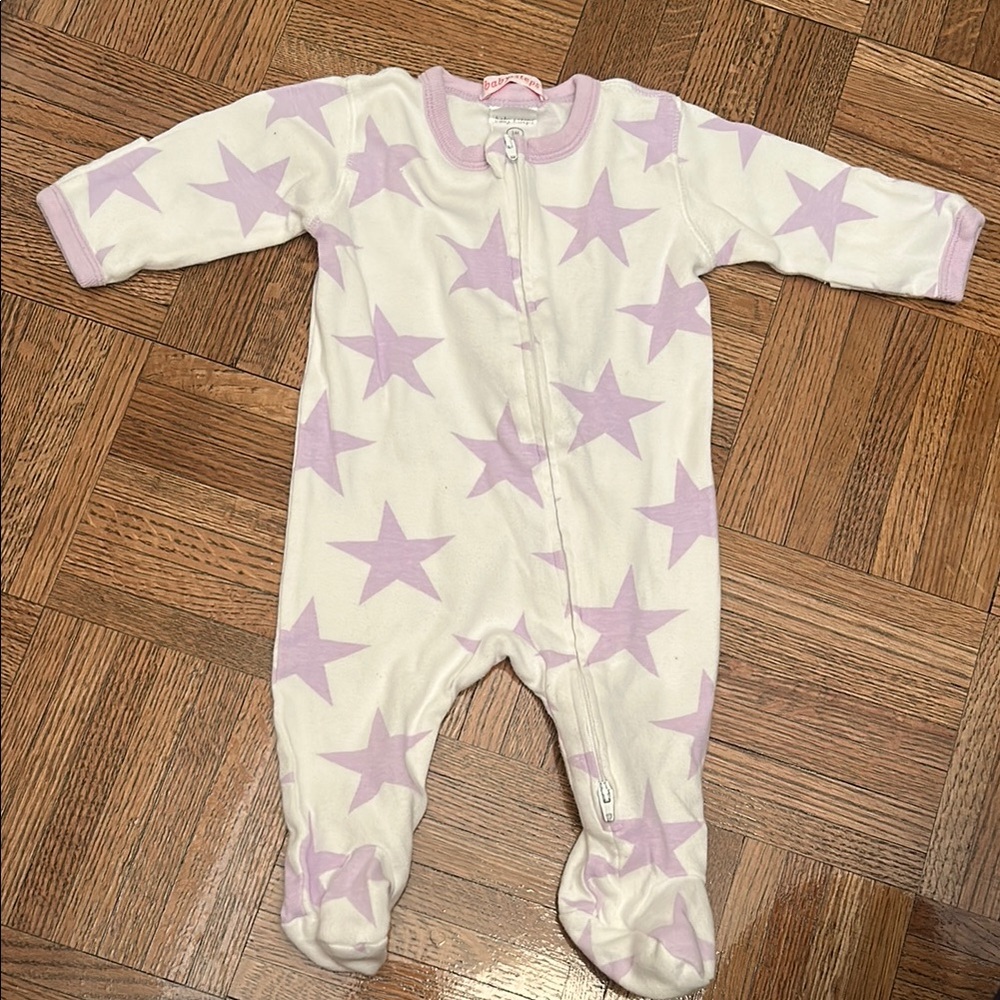 Baby Steps Starry One Piece Pajama Footie Size 3 Months